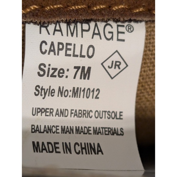 Rampage Capello Women's Brown Moccasin Mid-Calf Tassel Fringe Boots 7M - Picture 8 of 8